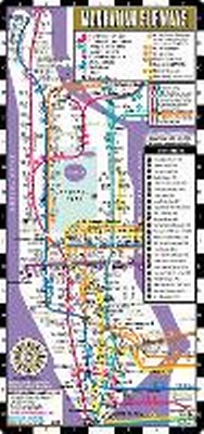Abbildung von: Streetwise Map Manhattan - Laminated City Center Street Map of Manhattan Subway Bus - Michelin Editions des Voyages