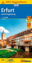Cover: BVA ADFC Regionalkarte Erfurt und Umgebung 1:75.000 - BVA Karten und B&uuml;cher