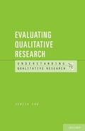 Cover: Evaluating Qualitative Research - OUP eBook