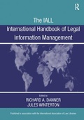 Cover: The IALL International Handbook of Legal Information Management - Routledge