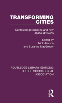 Enlarge image Cover: Transforming Cities - Routledge