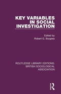 Cover: Key Variables in Social Investigation - Routledge