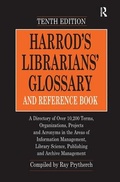 Cover: Harrod's Librarians' Glossary and Reference Book - Routledge
