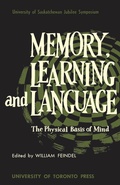 Cover: Memory, Learning and Language - University of Toronto Press