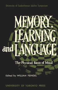 Enlarge image Cover: Memory, Learning and Language - University of Toronto Press