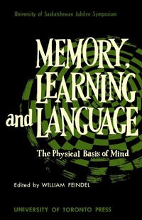 Enlarge image Cover: Memory, Learning and Language - University of Toronto Press