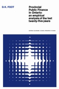 Cover: Provincial Public Finance in Ontario - University of Toronto Press