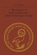 Cover: The Nature of Early Greek Lyric - University of Toronto Press