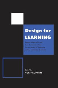 Enlarge image Cover: Design for Learning - University of Toronto Press