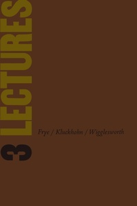 Enlarge image Cover: Three Lectures - University of Toronto Press