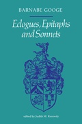 Cover: Ecologues, Epitaphs and Sonnets - University of Toronto Press