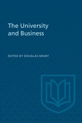 Cover: The University and Business - University of Toronto Press