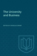 Cover: The University and Business - University of Toronto Press