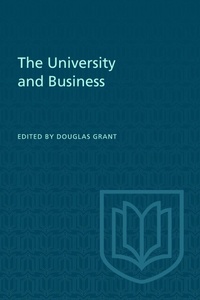 Enlarge image Cover: The University and Business - University of Toronto Press