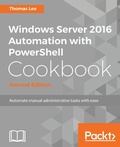 Cover: Windows Server 2016 Automation with PowerShell Cookbook - Packt Publishing