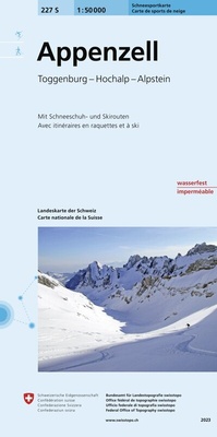 Abbildung von: 227S Appenzell Schneesportkarte - swisstopo