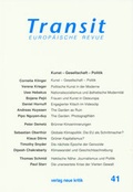 Cover: Transit 41 - Neue Kritik