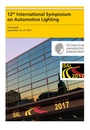 Cover: 12th International Symposium on Automotive Lighting - ISAL 2017 - Proceedings of the Conference - utzverlag GmbH