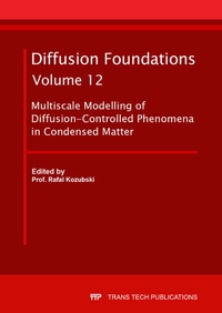 Enlarge image Cover: Multiscale Modelling of Diffusion-Controlled Phenomena in Condensed Matter - Trans Tech Publications Ltd