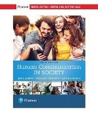 Enlarge image Cover: Human Communication in Society - Pearson