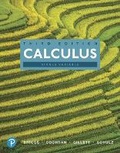 Cover: Single Variable Calculus - Pearson