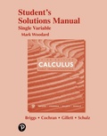 Cover: Calculus: Early Transcendentals, 3e &copy;2019 Student Solutions Manual: Single Variable - Pearson