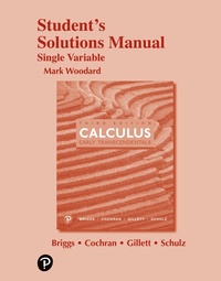 Enlarge image Cover: Calculus: Early Transcendentals, 3e ©2019 Student Solutions Manual: Single Variable - Pearson