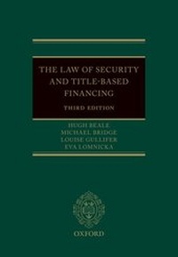 Enlarge image Cover: The Law of Security and Title-Based Financing - Oxford University Press