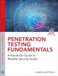 Cover: Penetration Testing Fundamentals: A Hands-On Guide to Reliable Security Audits - Pearson IT Certification