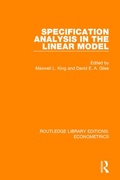Cover: Specification Analysis in the Linear Model - Routledge