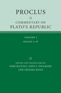 Enlarge image Cover: Proclus: Commentary on Plato's Republic: Volume 1 - Cambridge University Press