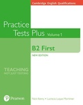 Cover: Cambridge English Qualifications: B2 First Practice Tests Plus Volume 1 - Pearson Education Limited