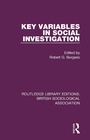 Cover: Key Variables in Social Investigation - Routledge