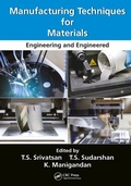 Cover: Manufacturing Techniques for Materials - CRC Press