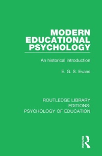 Abbildung von: Modern Educational Psychology - Routledge