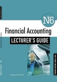 Enlarge image Cover: Financial Accounting N6 Lecturer's Guide - Macmillan Education South Africa