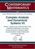 Cover: Complex Analysis and Dynamical Systems VII - American Mathematical Society
