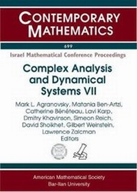 Abbildung von: Complex Analysis and Dynamical Systems VII - American Mathematical Society