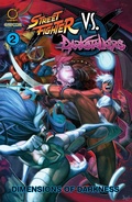 Cover: Street Fighter VS Darkstalkers Vol.2: Dimensions of Darkness: Volume 2 - Udon Entertainment Corp