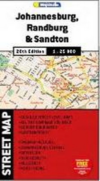Abbildung von: Street map: Johannesburg, Randburg & Sandton - Map Studio