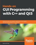 Cover: Hands-On GUI Programming with C++ and Qt5 - Packt Publishing