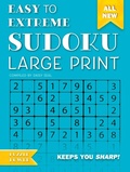 Cover: Easy to Extreme Sudoku Large Print (Blue) - Flame Tree Publishing