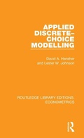 Cover: Applied Discrete-Choice Modelling - Routledge