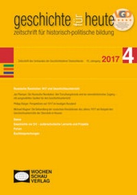 Abbildung von: Russische Revolution 1917 und Geschichtsunterricht - Wochenschau Verlag