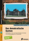 Cover: Das demokratische System - einfach & klar - Persen Verlag in der AAP Lehrerwelt GmbH