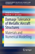 Cover: Damage Tolerance of Metallic Aircraft Structures - Springer