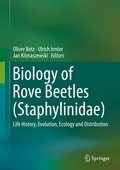 Cover: Biology of Rove Beetles (Staphylinidae) - Springer
