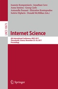 Cover: Internet Science - Springer