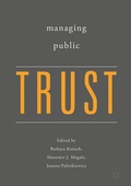 Cover: Managing Public Trust - Palgrave Macmillan