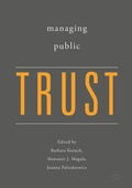 Abbildung von: Managing Public Trust - Palgrave Macmillan